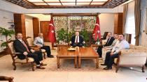 Uçhisar Belediye başkanı Çamcı'dan Nevşehir Valisi Ali FİDAN' a ziyaret