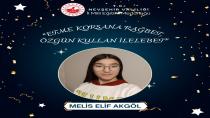 TEBRİKLER MELİS ELİF