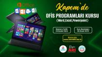 KAPEM’de Ofis Programları Kursu Açılıyor