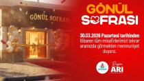 Gönül Sofrası Restoran 30 Mart’da Hizmet Vermeye Başlayacak