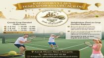 Kapadokya Lava Tenis Spor Kulübü Nevşehir'de açıldı
