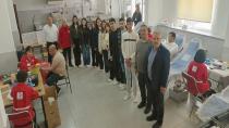 NEVÜ Gülşehir Sosyal Bilimler MYO’dan Kan Bağışı Kampanyasına Yoğun İlgi