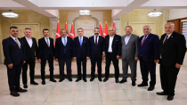 Belediye başkanlarından Vali Hüseyin KÖK'e Hayırlı olsun ziyareti