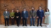 Türk-İslam Dönemi Mezar Taşları ve Kitabeler Ulusal Envanter Projesi Ekibinden Rektör Aktekin’e Ziyaret