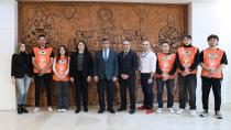 TEMA Vakfı Nevşehir İl Temsilcisi ve NEVÜ Genç TEMA Kulübünden Rektör Aktekin’e Ziyaret